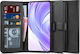 Tech-Protect Wallet Δερματίνης / Σιλικόνης Μαύρο (Xiaomi Mi 11 Lite / 11 Lite 5G / 11 Lite 5G NE)