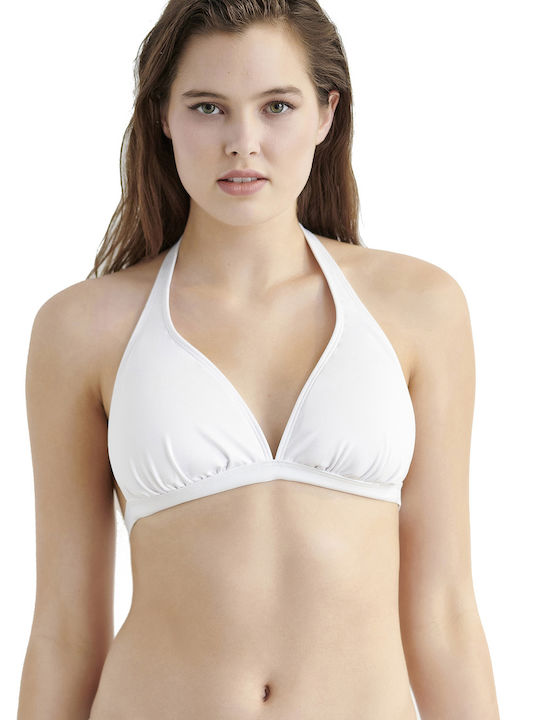 Blu4u Topuri De Bikini Triunghi Cupe D Alb