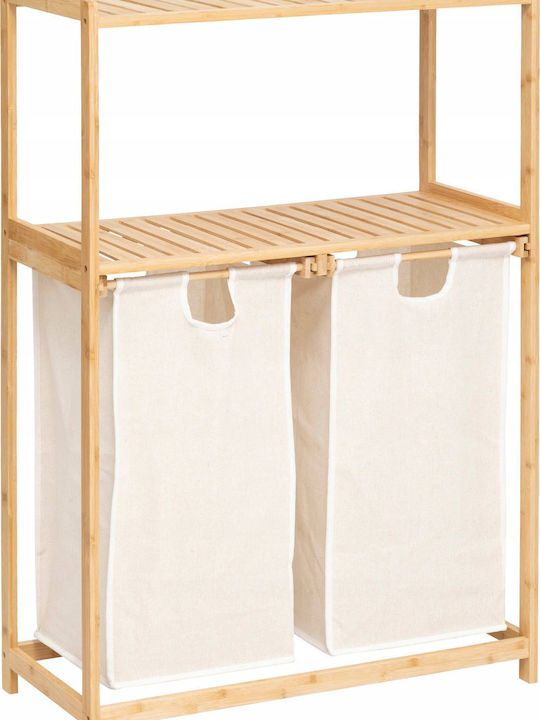 5Five 204939 Καλάθι Απλύτων Bamboo 72x33x109cm Μπεζ