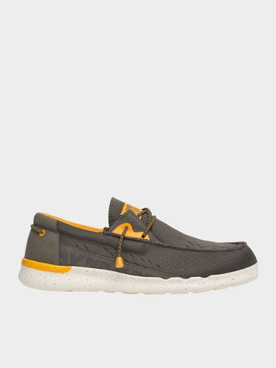 Alcyon Δερμάτινα Ανδρικά Loafers σε Πράσινο Χρώμα