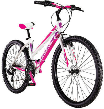 MBM District 26 Weißes Mountainbike mit 18 Geschwindigkeiten
