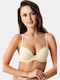 Μπεζ Strapless Σουτιέν χωρίς Ενίσχυση