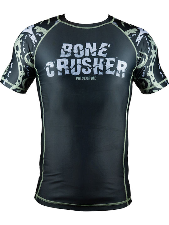 PrideOrDie Short Sleeve Shirt POD276 for Jiu-Jitsu Black