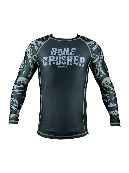 PrideOrDie Long Sleeve Shirt POD274 for Jiu-Jitsu Black