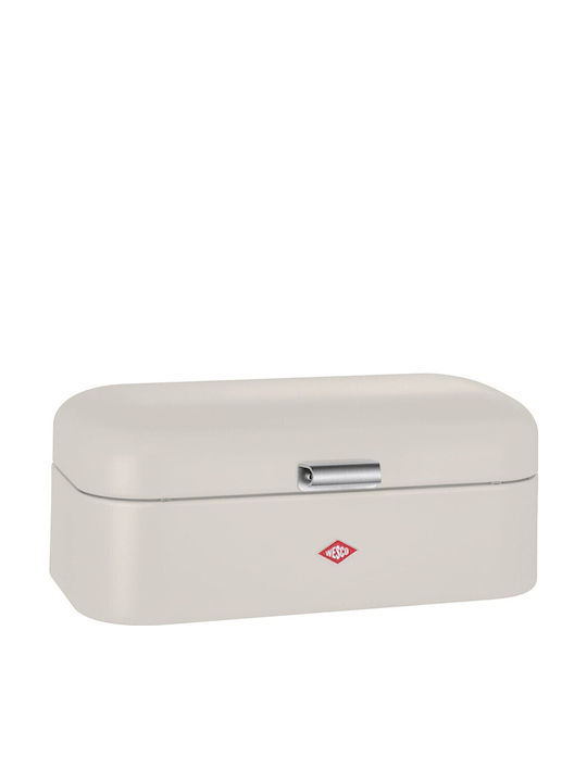 Wesco Ψωμιέρα με Καπάκι Λευκή 28x21.5x17cm