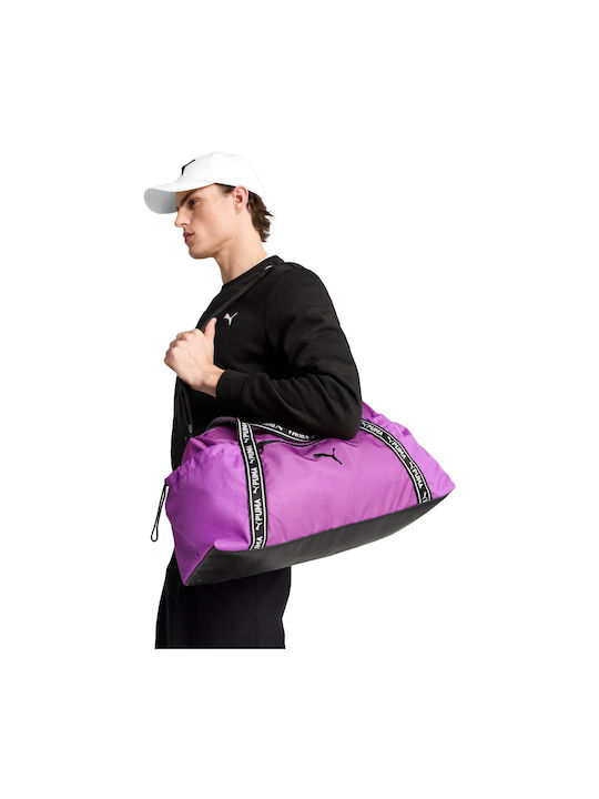 Puma At Ess Gym Shoulder Bag Purple 090780-05