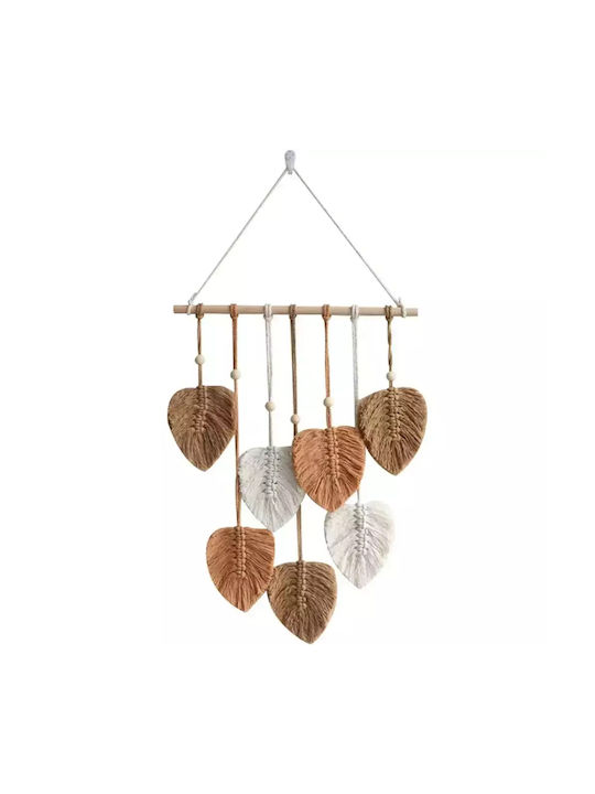 SP Souliotis Hanging Wall Decor Boho made of Fabric 90x90cm