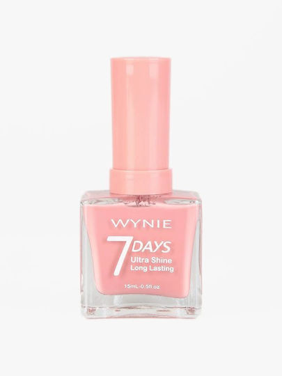 WYNIE Glossy Nagellacke Lang anhaltende Politur Schnelltrocknend Rosa 15ml