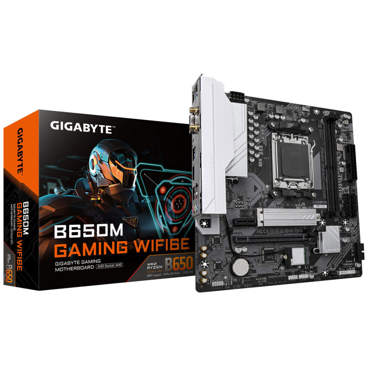 Gigabyte B650M Gaming WIFI6E Motherboard Micro ATX με AMD AM5 Socket