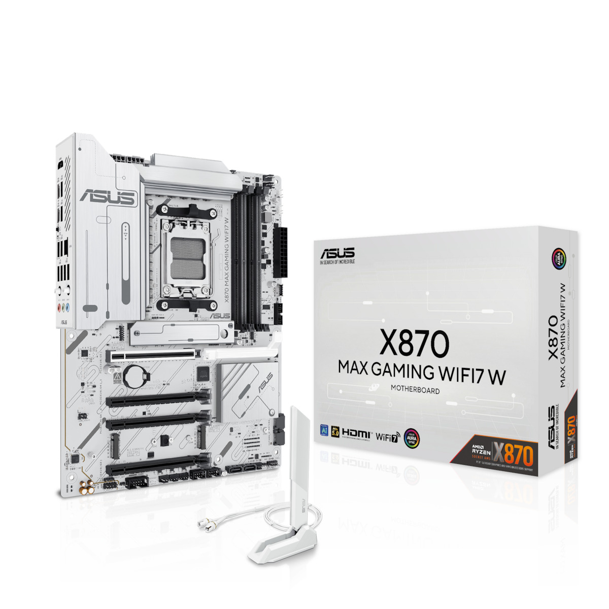 Asus X870 MAX GAMING WIFI7 W Motherboard ATX με AMD AM5 Socket