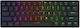 Savio Blackout X2 Gaming Mechanical Keyboard 60% with Outemu Brown switches and RGB lighting (English US)