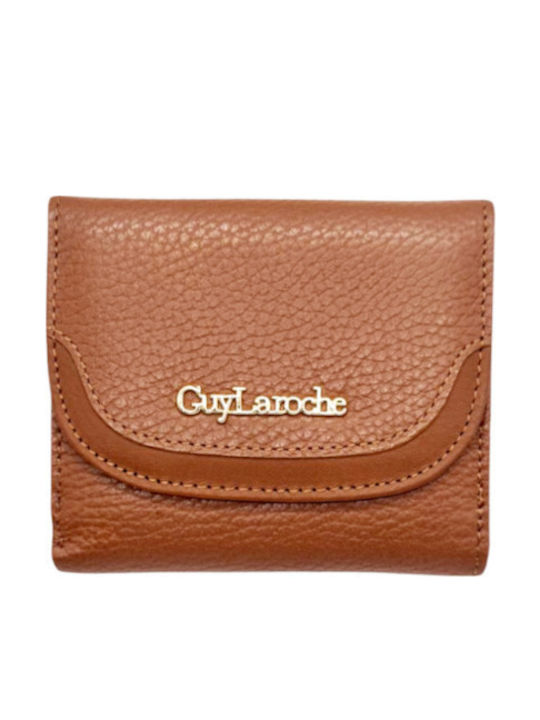 Small Leather Women's Wallet Classic with RFID Tabac Brown