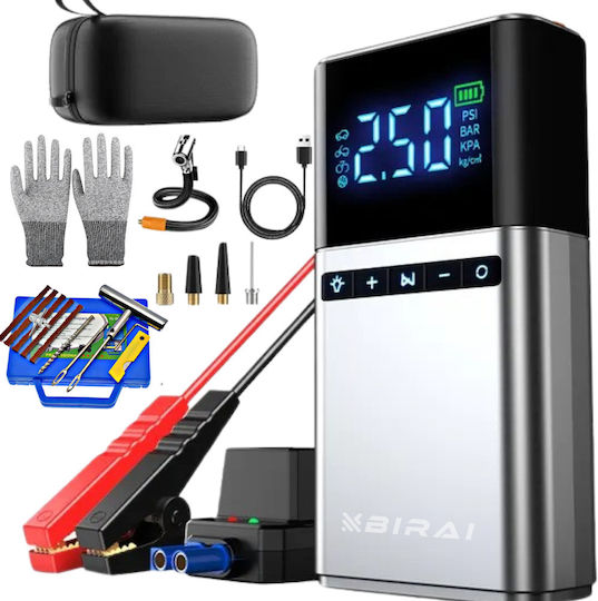 Starter Portabil Pentru Baterii Auto Și Motocicletă 12000mAh Cu Bancă De Alimentare USB Și Obiectiv 12V