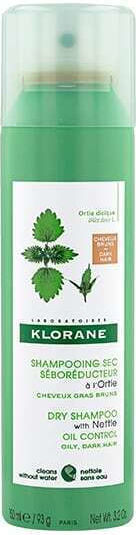 Klorane Dark Hair Ξηρό Σαμπουάν Όγκου & Διατήρησης Χρώματος για Λιπαρά Μαλλιά 150ml