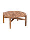 Catering Garden Table for Small Outdoor Spaces Made of Acacia Foldable Sanji Natural 86x86x41cm