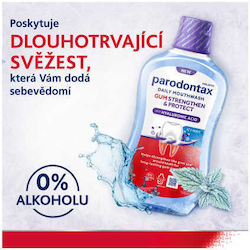 Parodontax Strengthen and Protect за Възпалени Венци и Против Зъбна Плака 500ml