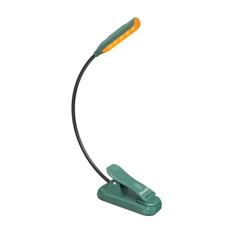 Ασύρματος λαμπτήρας Glocusent mini GLCSNTBL102G clip-on book light, USB-C Πράσινο