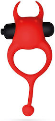 Crushious Daemon Vibrating Cockring 10 Speed Red