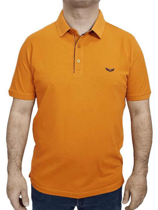 Side Effect Polo Bluză cu mânecă scurtă Muștar