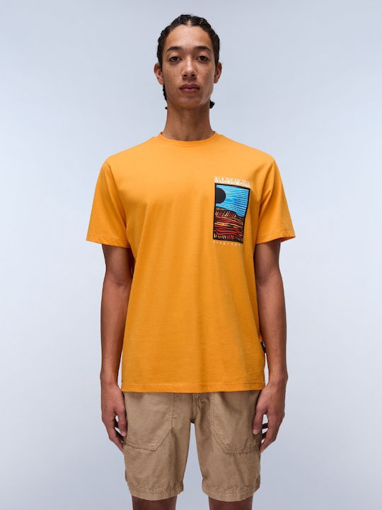Napapijri Svaldor T-shirt Κίτρινο