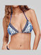 Triangle Bikini Top Blue