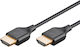Goobay HDMI 2.0 Premium High Speed 4K 60Hz HDR Cable HDMI male - HDMI male 2m Μαύρο