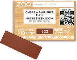 Zao Organic Makeup Σκιά Matte 222 Purplish Brown 1.3gr