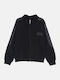 Kinderstrickjacke Schwarz