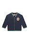 Kids Sweatshirt Cardigan Blue