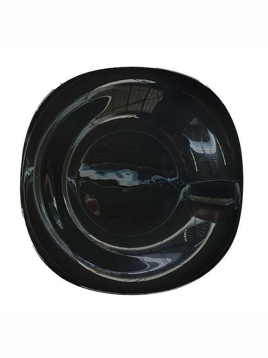 TnS Πιάτο Βαθύ Τετράγωνο Μαύρο 23cm