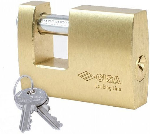 Cisa Bronze Padlock Monoblock with Key 70mm 1pcs