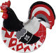 Πασχαλινή Πιατέλα Κεραμική Red Rooster 26cm