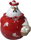 Πασχαλινή Μπισκοτιέρα Κεραμική Rouge Poule 21cm