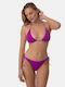 Lila Triangle-Bikini-Set