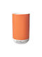 Pantone Decorative Vase Orange 8x8x14cm
