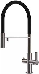 Helika Kitchen Faucet Counter Gray