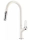 Helika Grata Kitchen Faucet Counter White