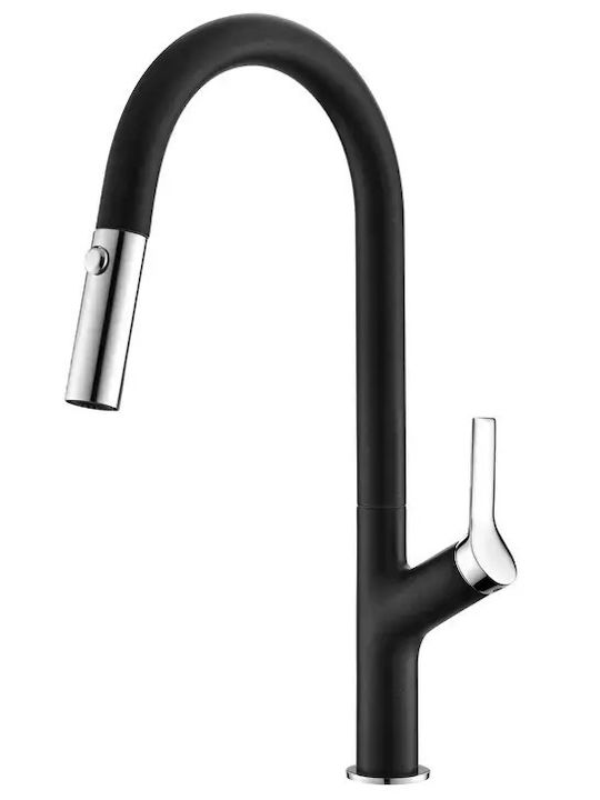 Helika Grata Kitchen Faucet Counter Black
