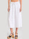 Midi Skirt White