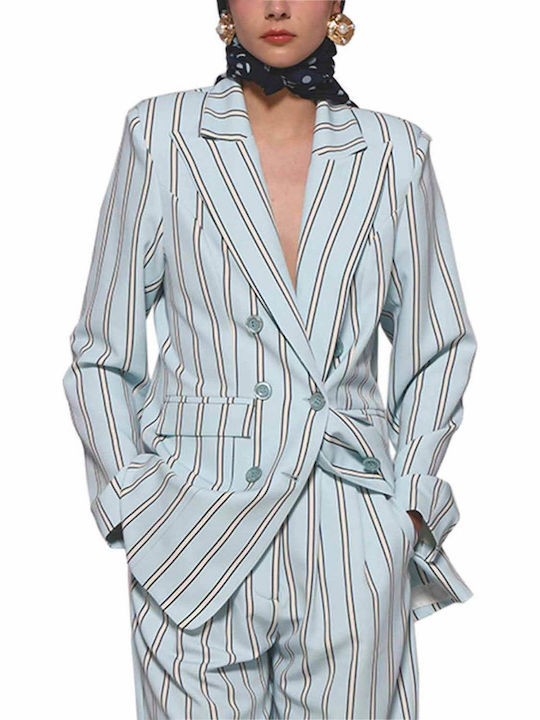 Trilogy Clothing Women's Blazer Blue