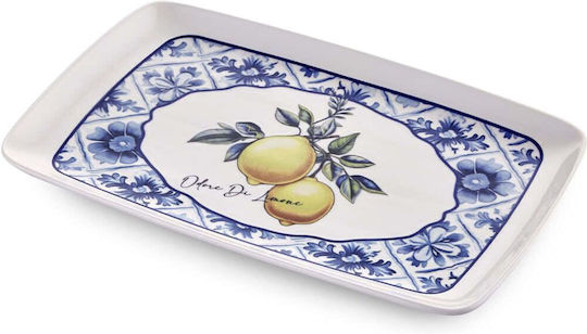 Hermia Serving Platter Rectangular Multicolored 34x25cm