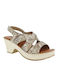 Sandalen Beige