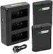 Wasabi Set 2 Werkzeugbatterien mit Kapazität 1.9Ah