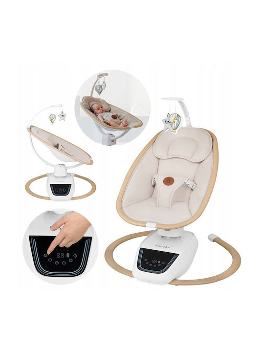 Lionelo Olivia Electric Relax pentru Bebeluși Beige Natural