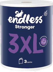 Endless Stronger Кухненска хартия Ролка 3 Листа...