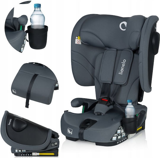 Lionelo Nelly Baby Car Seat i-Size with Isofix Gray Graphite 9-36 kg