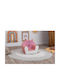 Kids Armchair with Armrests Pink 42x52x32cm