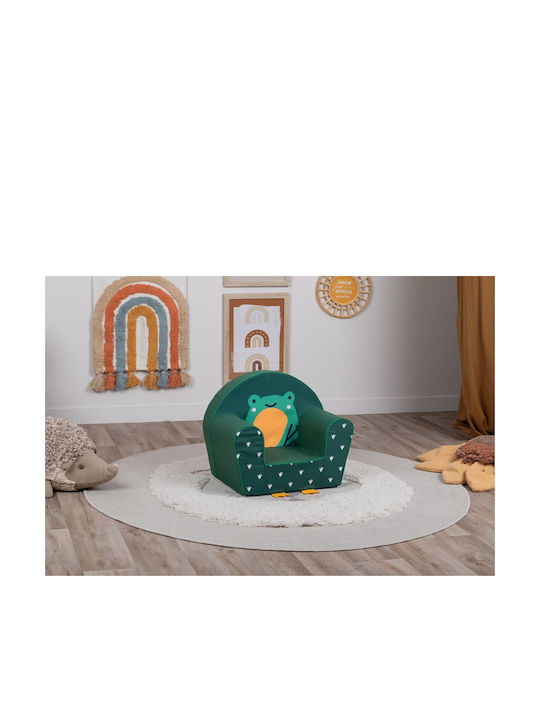 Kids Armchair with Armrests Green 42x52x32cm