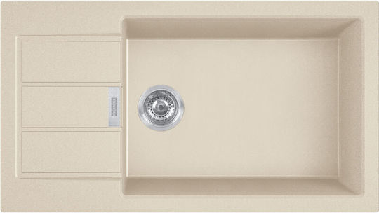 Franke Sirius 2.0 1430675233 Drop-In Sink Synthetic Granite W78xD43.5cm Beige Tectonite