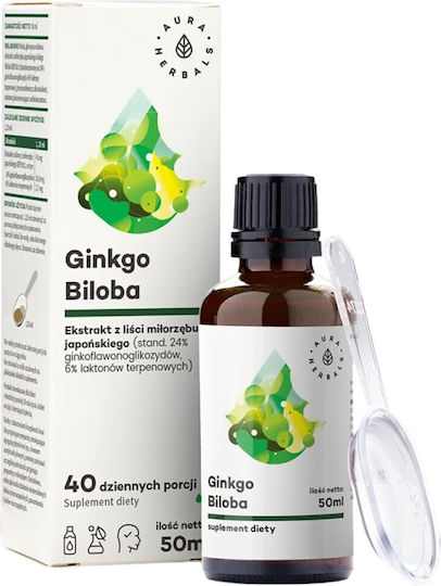 Aura Herbals Ginkgo Biloba Liquid Extract 50:1 45мг 50мл